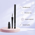 BELLAVITA Intense Drama Waterproof Eyeliner, Black, Matte Finish, Smudge - Proof, Fast - Drying, Felt Tip Applicator, Enriched with Biotin, 3.5 ml - Vamzn#
