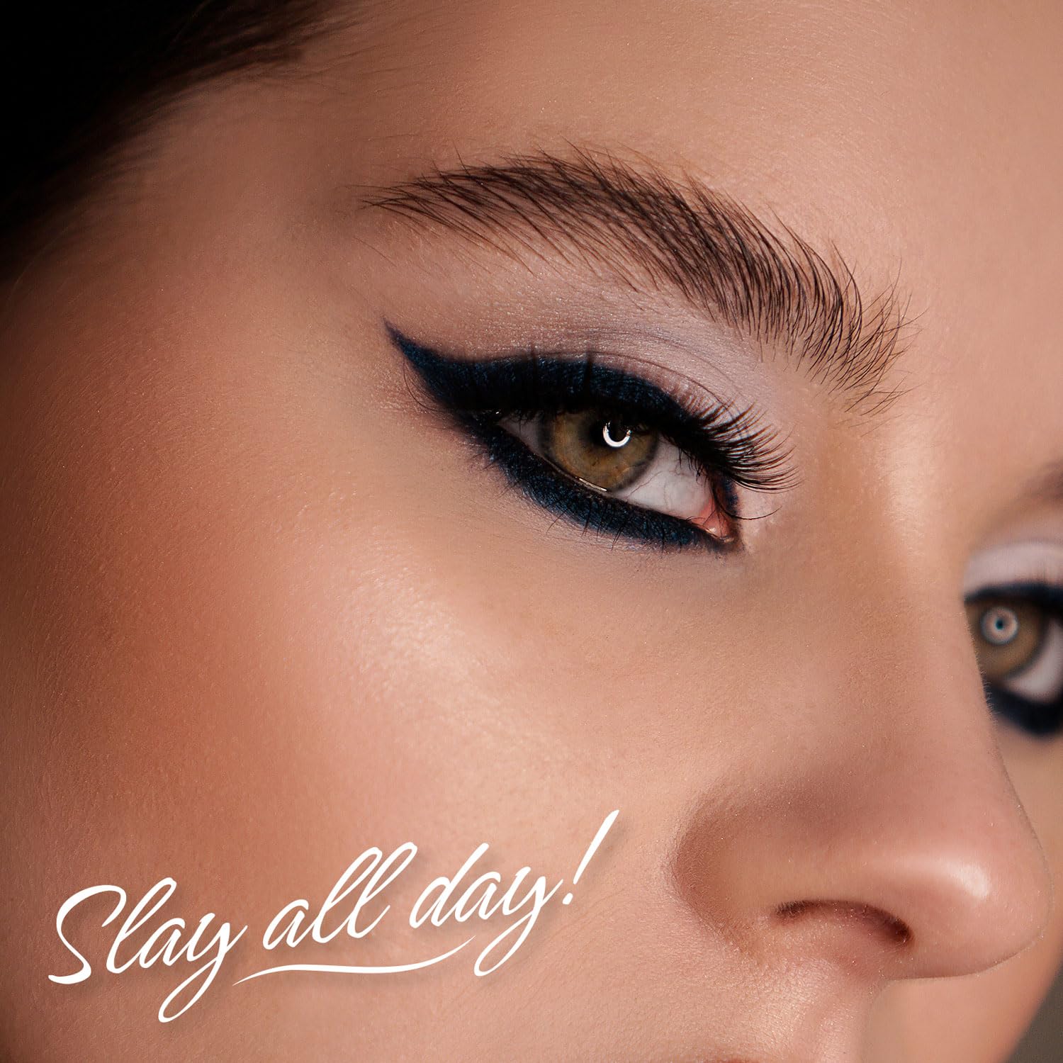 BELLAVITA Intense Drama Waterproof Eyeliner, Black, Matte Finish, Smudge - Proof, Fast - Drying, Felt Tip Applicator, Enriched with Biotin, 3.5 ml - Vamzn#