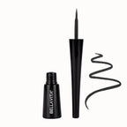 BELLAVITA Intense Drama Waterproof Eyeliner, Black, Matte Finish, Smudge - Proof, Fast - Drying, Felt Tip Applicator, Enriched with Biotin, 3.5 ml - Vamzn#