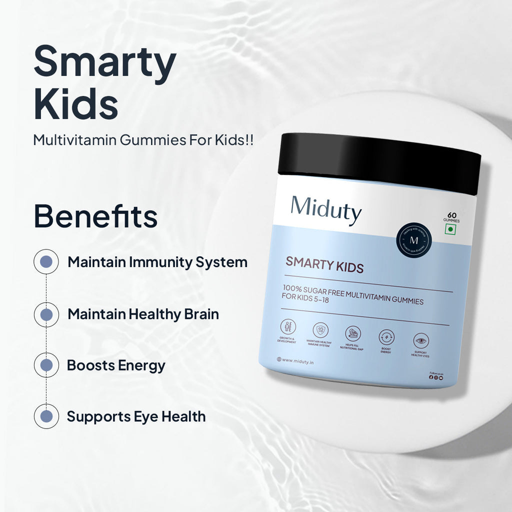Miduty by Palak Notes Smarty Kids Multivitamin Gummies