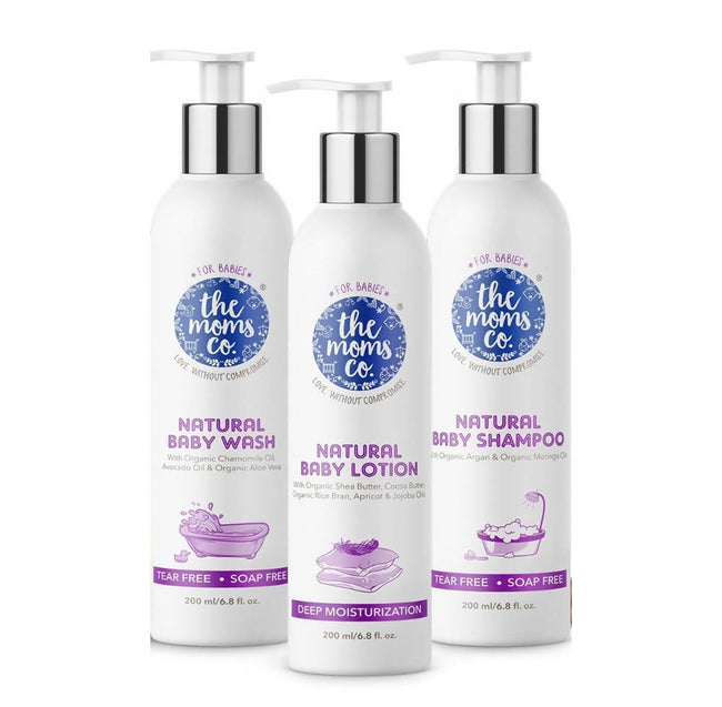 The Moms Co Natural Bath Essentials For Baby Hover Image