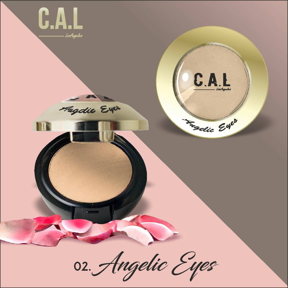 CAL Los Angeles Angelic Eye Shadow (Single Eyes) 02-Brown