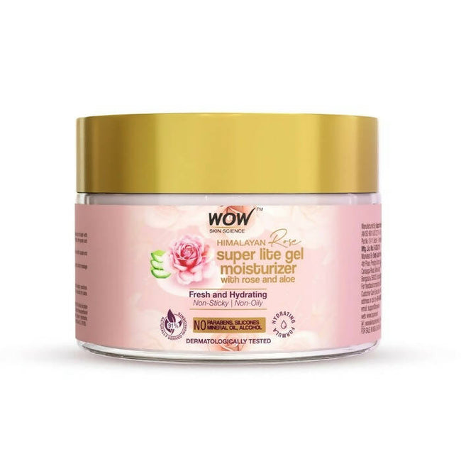 Wow Skin Science Super Light Rose Aloe Gel Moisturizer Hover Image