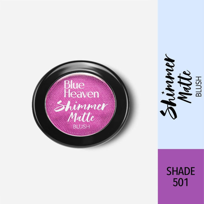 Blue Heaven Shimmer Matte Blush Shade 501 Main Image