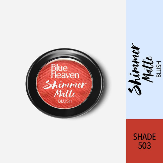 Blue Heaven Shimmer Matte Blush Shade 503 Main Image