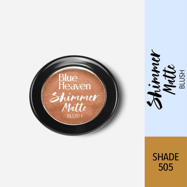 Blue Heaven Shimmer Matte Blush Shade 505 Main Image