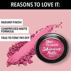 Blue Heaven Shimmer Matte Blush Shade 505 - Vamzn#