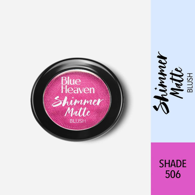 Blue Heaven Shimmer Matte Blush Shade 506 Main Image