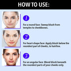 Blue Heaven Shimmer Matte Blush Shade 506 - Vamzn#