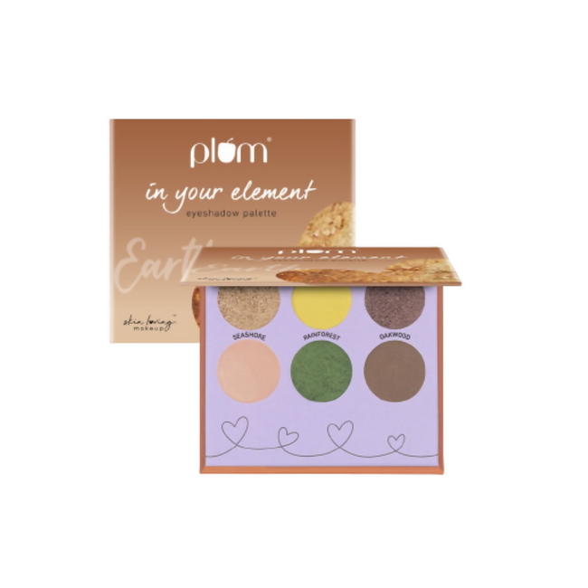 Plum In Your Element Eyeshadow Palette Easy to Blend 6-in-1 Palette 03 Earth Hover Image