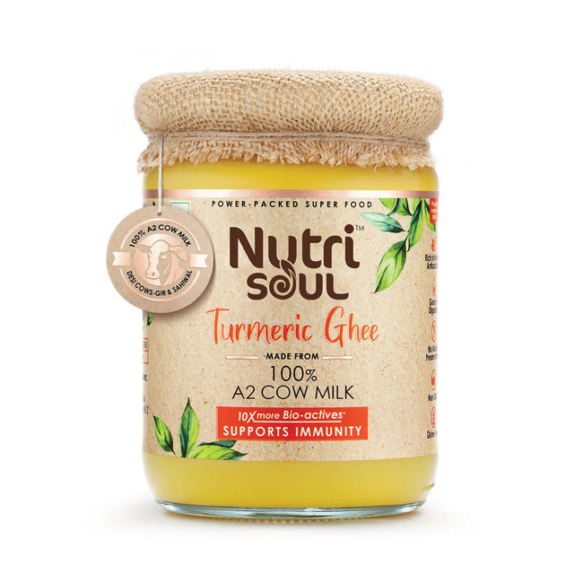 Nutrisoul Turmeric Ghee | Authentic and Traditional Ghee | Healthy & Natural Ghee Hover Image
