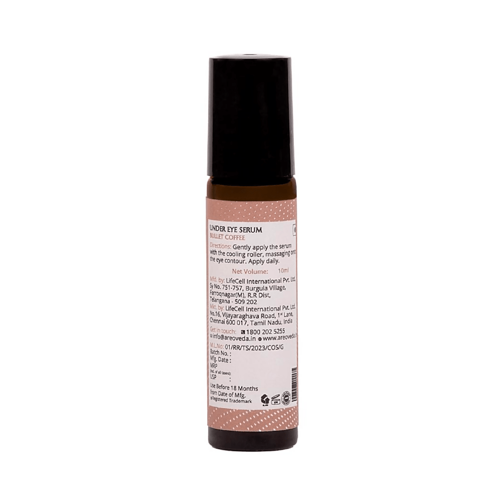 AreoVeda Under Eye Serum With CryoCoffee