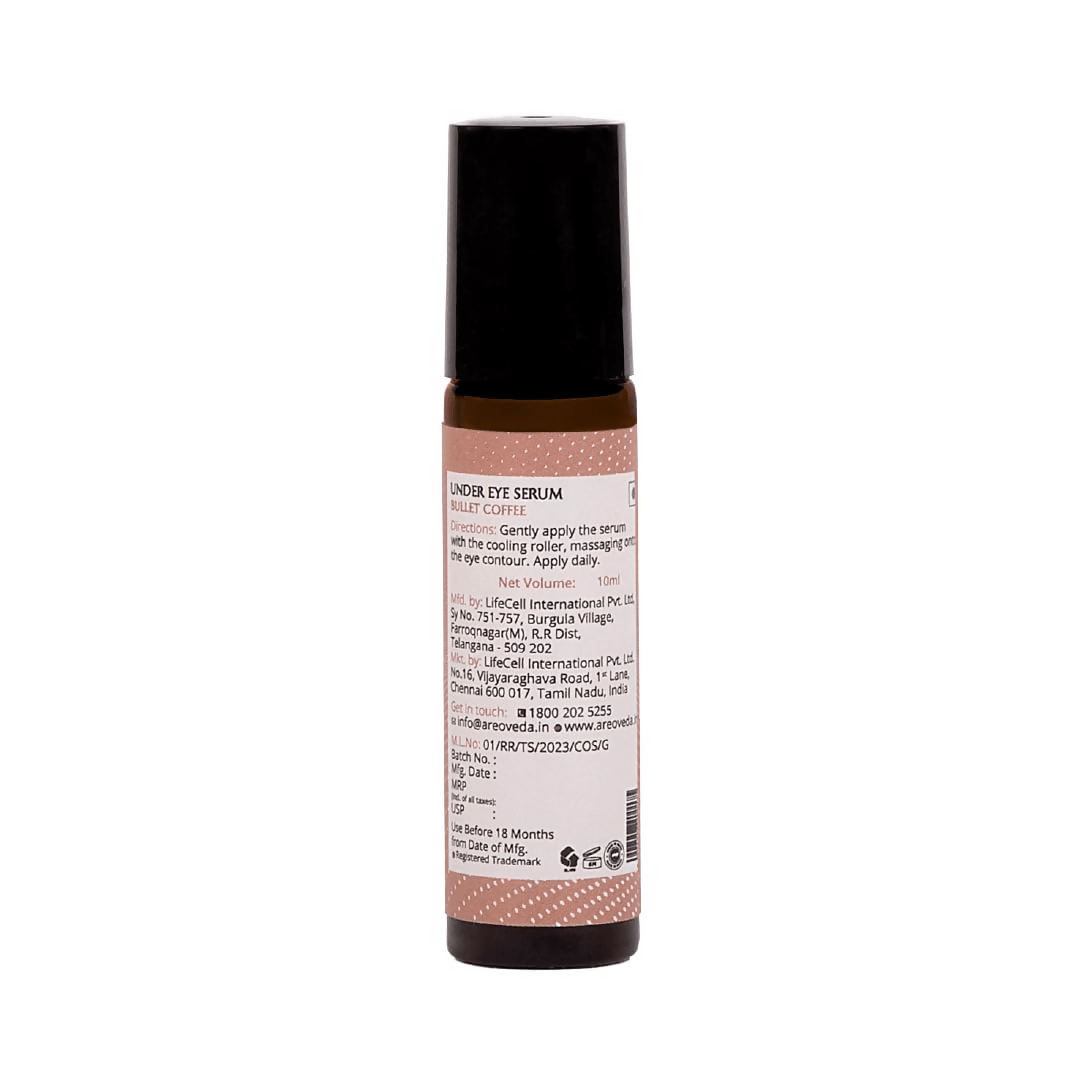 AreoVeda Under Eye Serum With CryoCoffee
