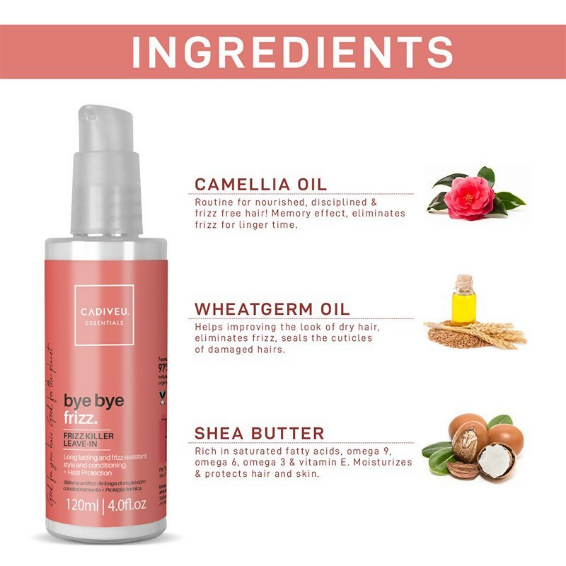 Cadiveu Bye Bye Frizz Leave In Frizz Killer Hair Serum