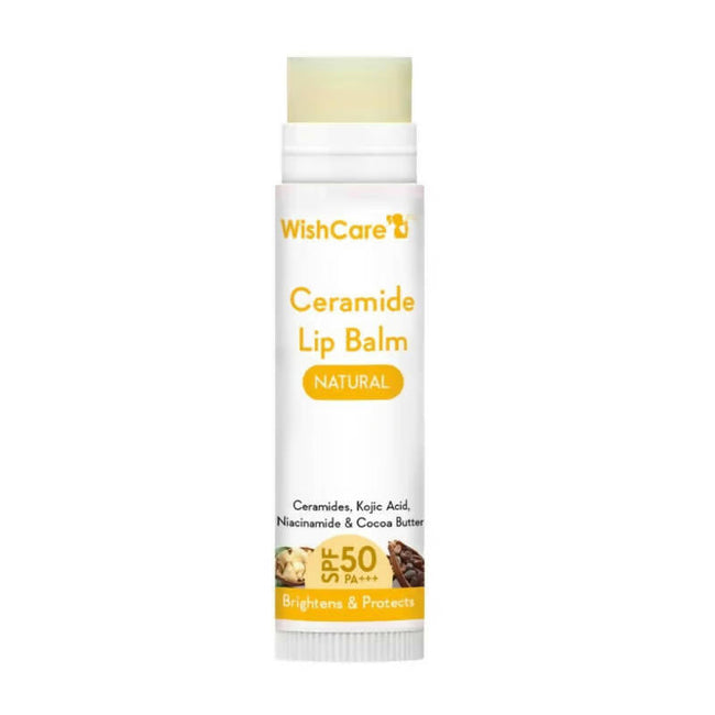 Wishcare Ceramide Lip Balm with SPF50 PA+++ - Natural Hover Image