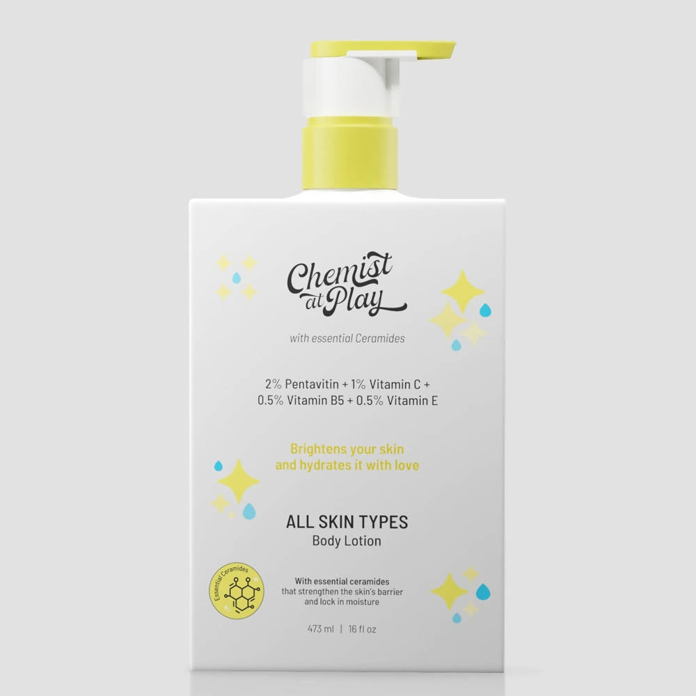 Chemist At Play All Skin Types Body Lotion, Replenishes Dry & Rough Spots of the Skin