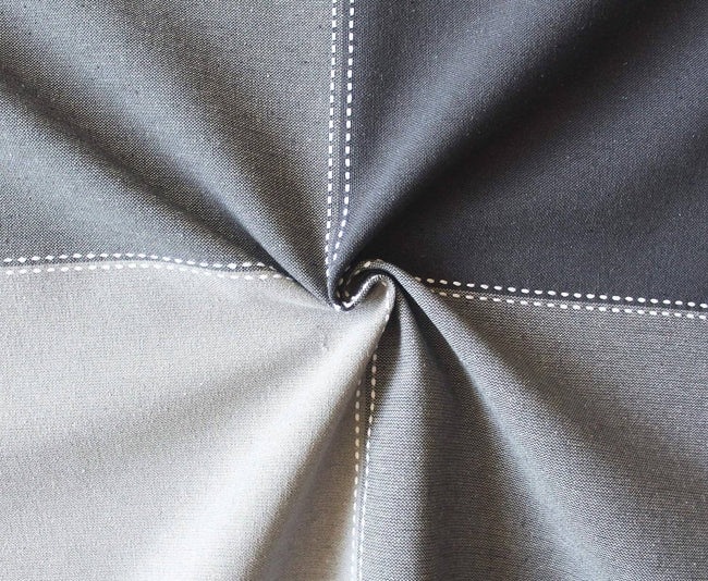 Airwill 100% Cotton Checkered Pattern 4 Seater Square Table Cover - Black & Grey Main Image