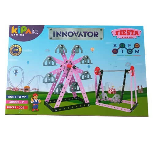 Kipa Innovator Fiesta 202 Pcs Model No-7 Kids Special Development Toy Hover Image