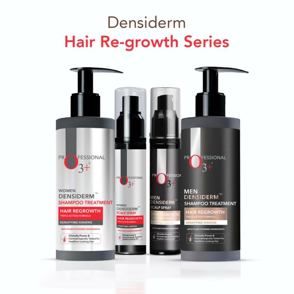 Professional O3+ Men Densiderm Anti Hair Loss Shampoo For Dense Hair & Regrowth