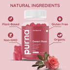 Purna Rosemary Oil Gummies - Rose