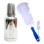 Goodmunchkins Stainless Steel Baby Feeding Bottle 304 Grade for Infants/Toddlers with Bottle Cleaning Brush-220ml - Limited Time Offer
