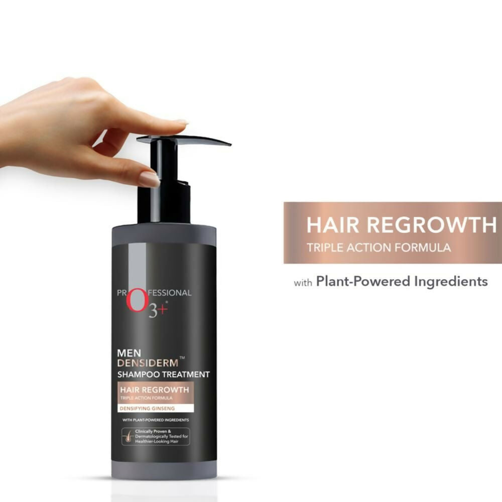Professional O3+ Men Densiderm Anti Hair Loss Shampoo For Dense Hair & Regrowth