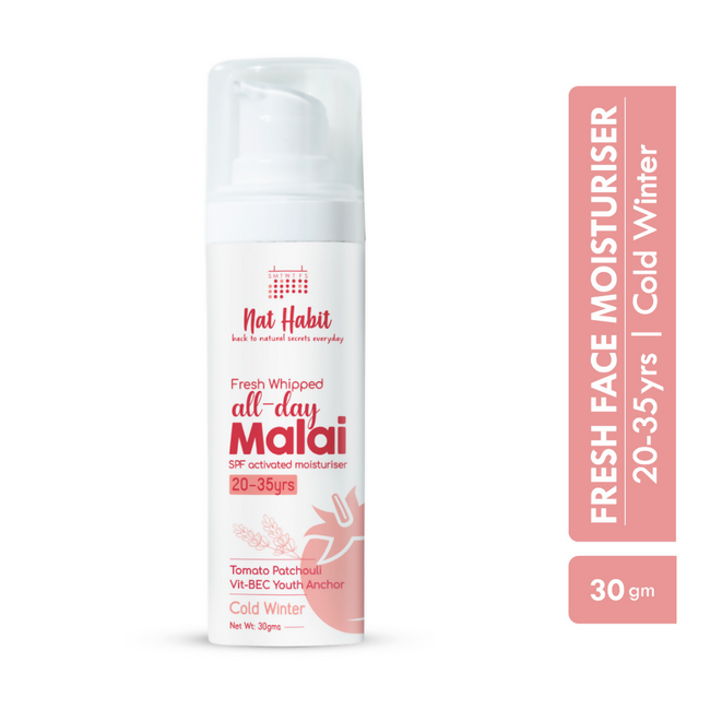 Nat Habit Tomato Patchouli Malai Face Moisturizer Main Image