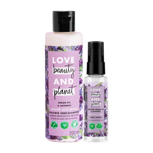 Love Beauty And Planet Argan Shampoo + Serum Combo Hover Image
