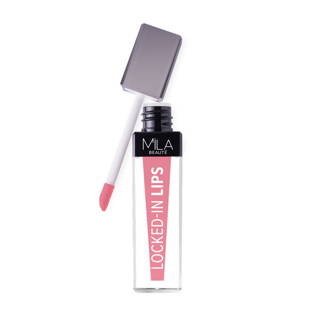 Mila Beaute 12 Hr Non-Transfer Locked-In Liquid Lipstick - Cotton Candy Hover Image