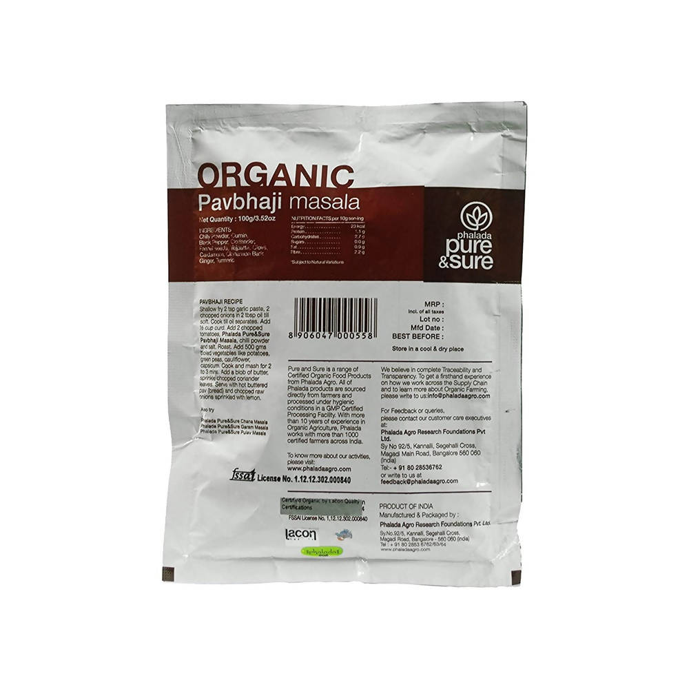 Pure & Sure Organic Pavbhaji Masala