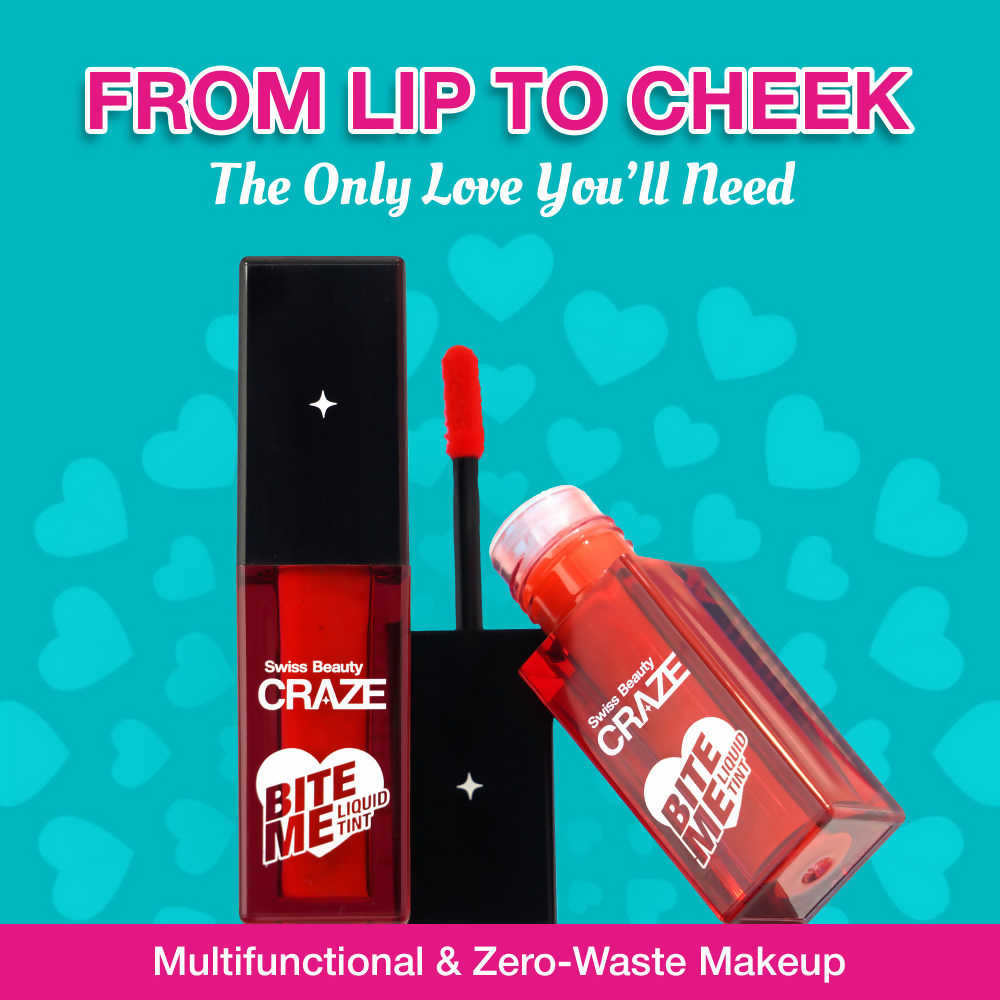 Swiss Beauty Craze Bite Me Liquid Tint - 4 Love Bite
