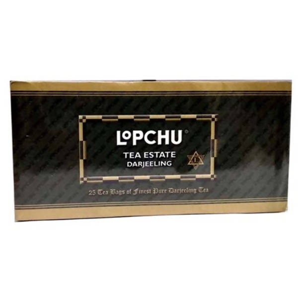 Lopchu Tea Estate Darjeeling 25 Tea Bags of Finest Pure Darjeeling Tea Hover Image