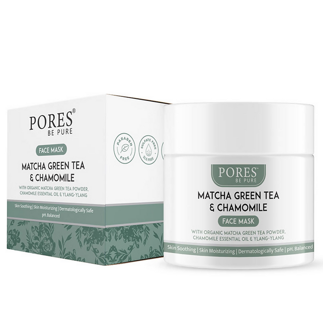 Pores Be Pure Matcha Green Tea Clay Face Mask With Green Tea Hover Image