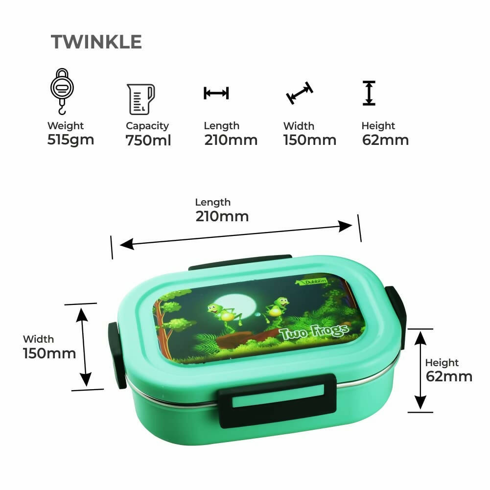 Dubblin Twinkle Stainless Steel Lunch Box