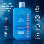FreshLuxe Aqua Essence Shower Gel Intense Hydration & Exfoliation