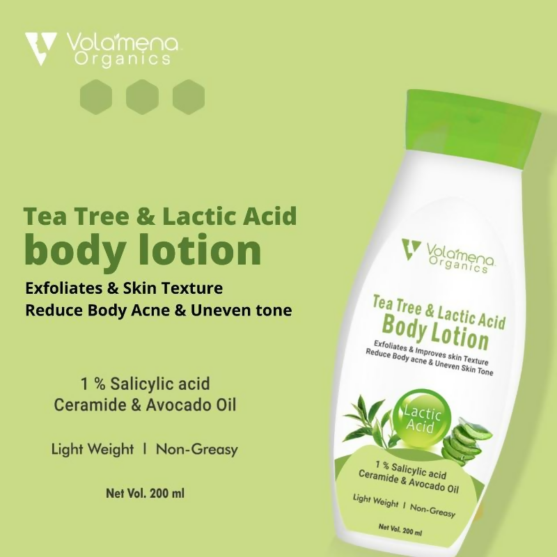 Volamena Tea Tree & Lactic Acid Body Lotion With Ceramide
