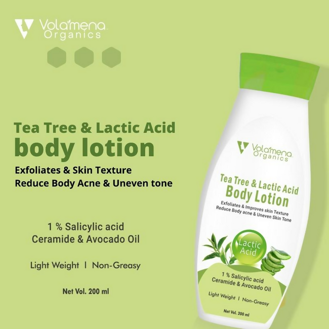 Volamena Tea Tree & Lactic Acid Body Lotion With Ceramide Main Image