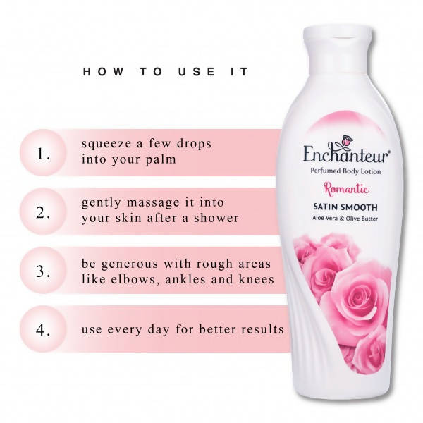 Enchanteur Romantic Satin Smooth Perfumed Body Lotion Main Image