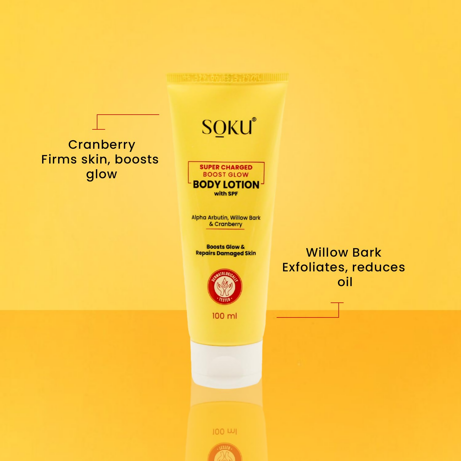 SOKU Super Charged Boost Glow Body Lotion With SPF