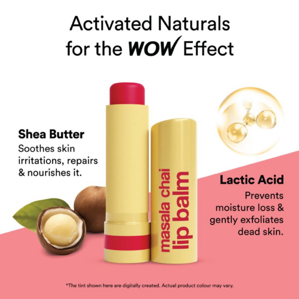 Wow Skin Science Masala Chai Lip Balm