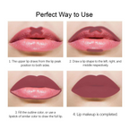 CVB C12 Nude’It Lip Colour for Smudge Proof Matte Finish 206 Blush