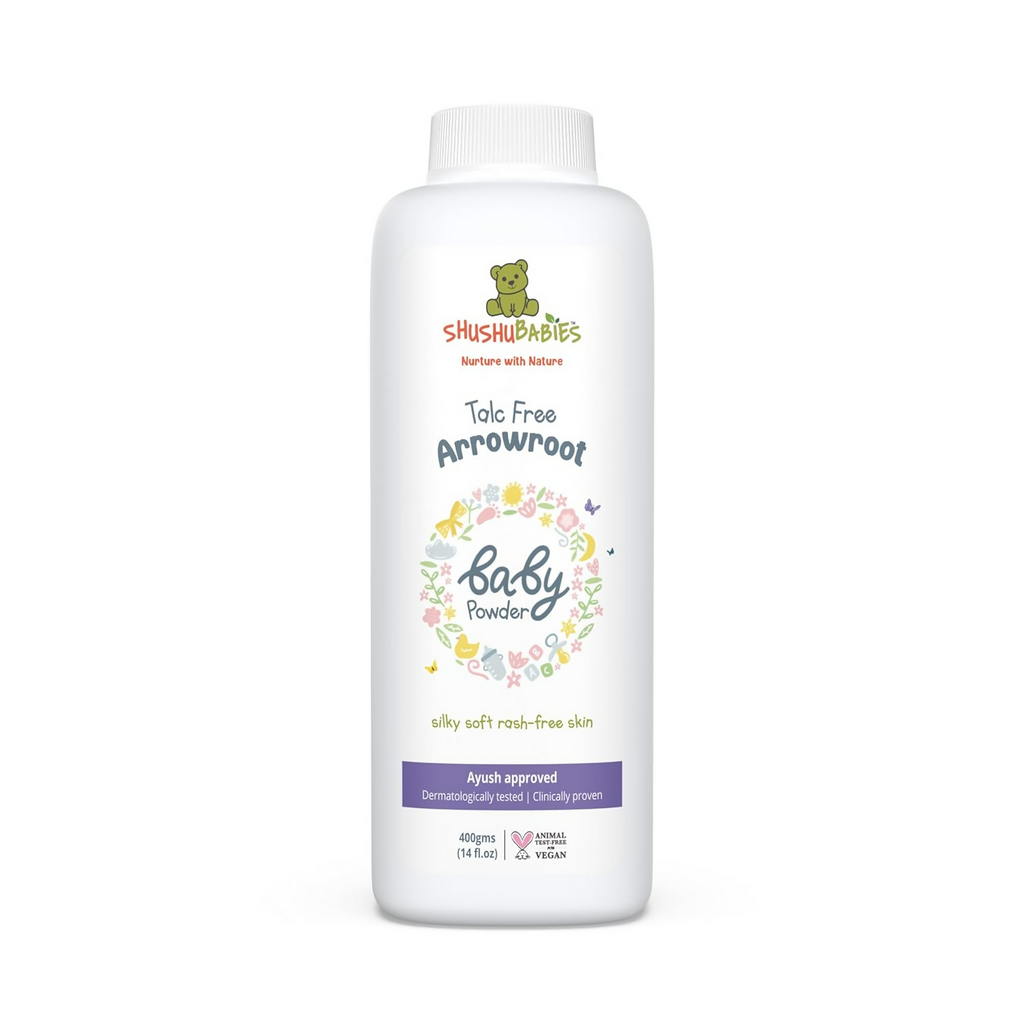 ShuShu Babies Talc Free Baby Powder with Arrowroot Extracts (under 0-3 Years Baby)