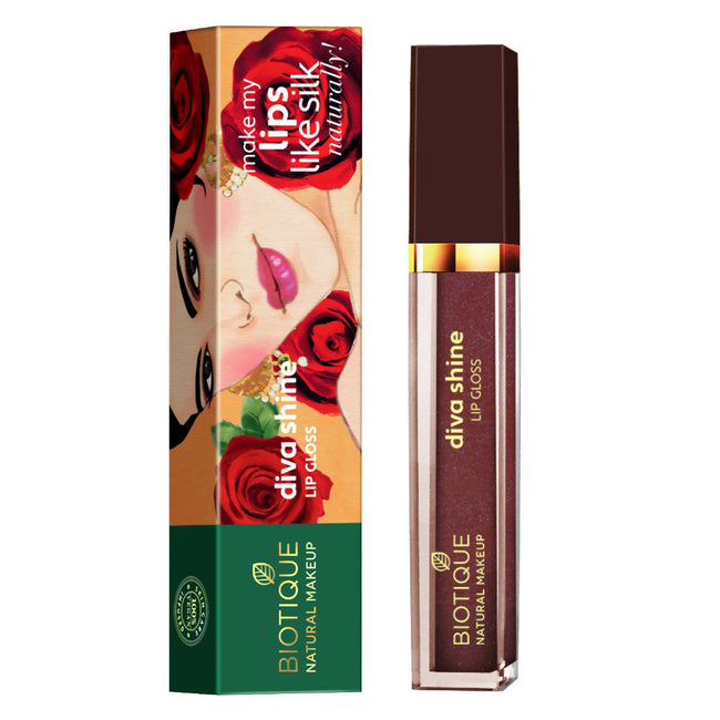 Biotique Diva Shine Lip Gloss - Sugar Pluma Hover Image