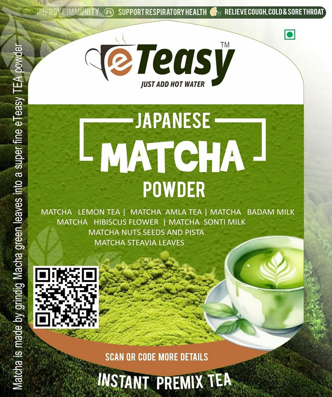Eteasy Japanese Ceremonial Grade Matcha Honey Lemon Juice Green Tea Main Image