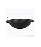 Elles Cast Iron Kadai Large Size 10 Inch (Perfect for 4 Member Family)
