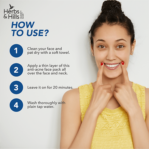 Herbs & Hills Anti Acne Face Pack