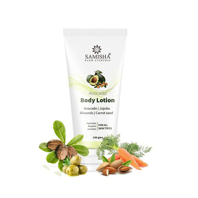 Samisha Natural Avocado Body Lotion For Dry Skin Hover Image