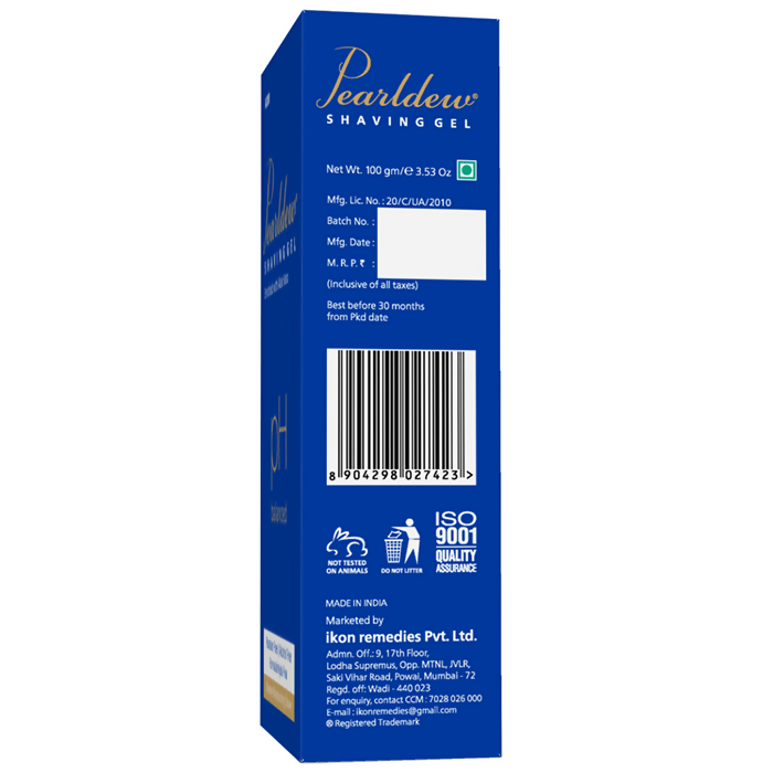 Pearldew PH Balanced Shaving Gel