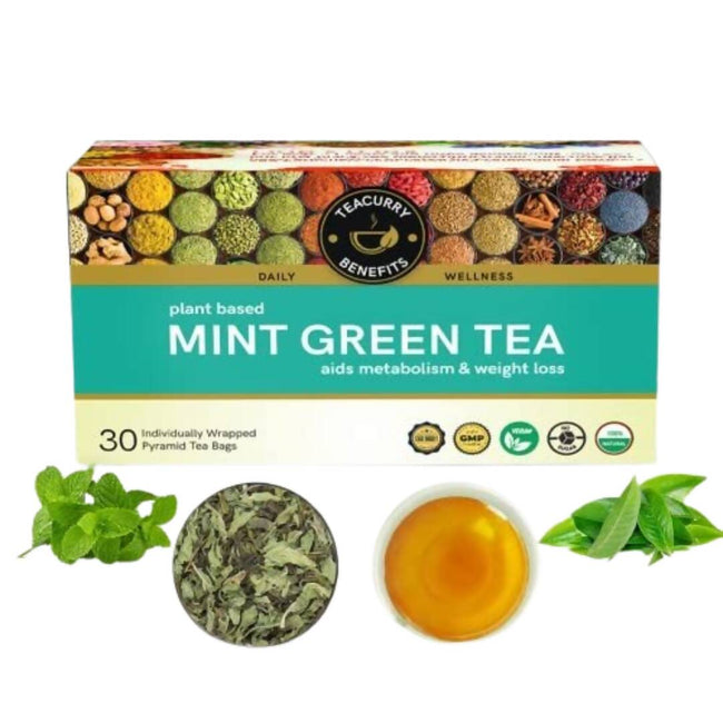 Teacurry Mint Green Tea Bags Hover Image