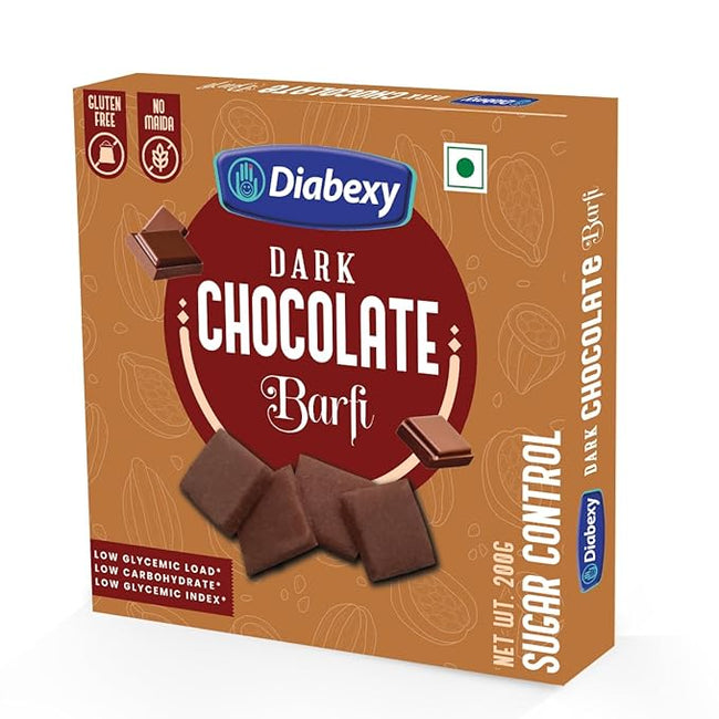 Diabexy Desi Ghee Chocolate Barfi Hover Image